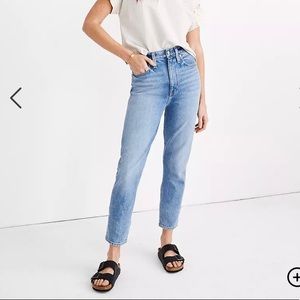 Madewell Mom Jean in Melva Wash